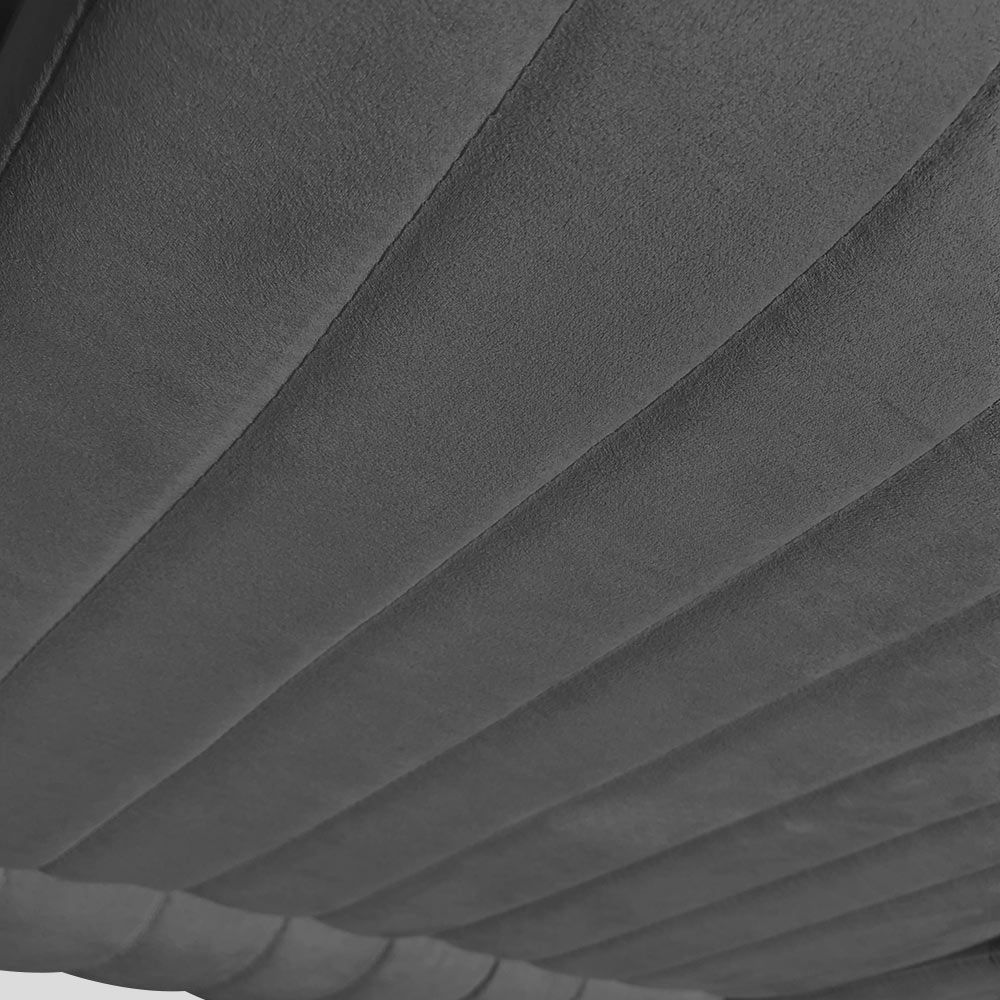 Poltrona Giratória Viena Gomada Suede Grafite Base Madeira MA30 D'Rossi