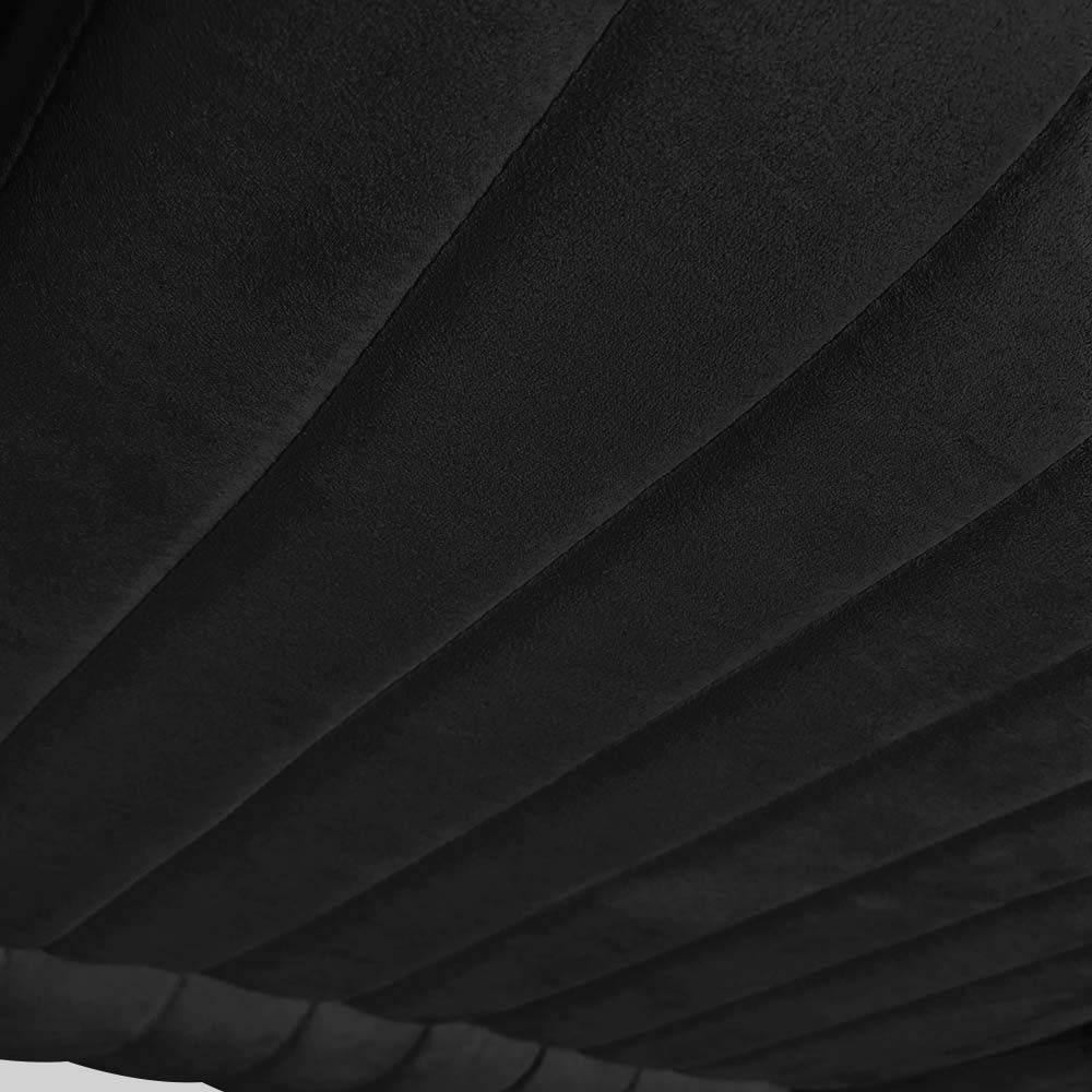 Poltrona Giratória Viena Gomada Suede Preto Base Madeira MA30 D'Rossi
