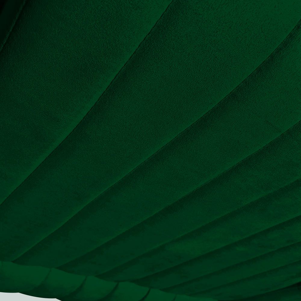 Poltrona Giratória Viena Gomada Suede Verde Base Madeira MA30 D'Rossi