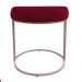 Puff Love Suede Vermelho Base Rosê D'Rossi
