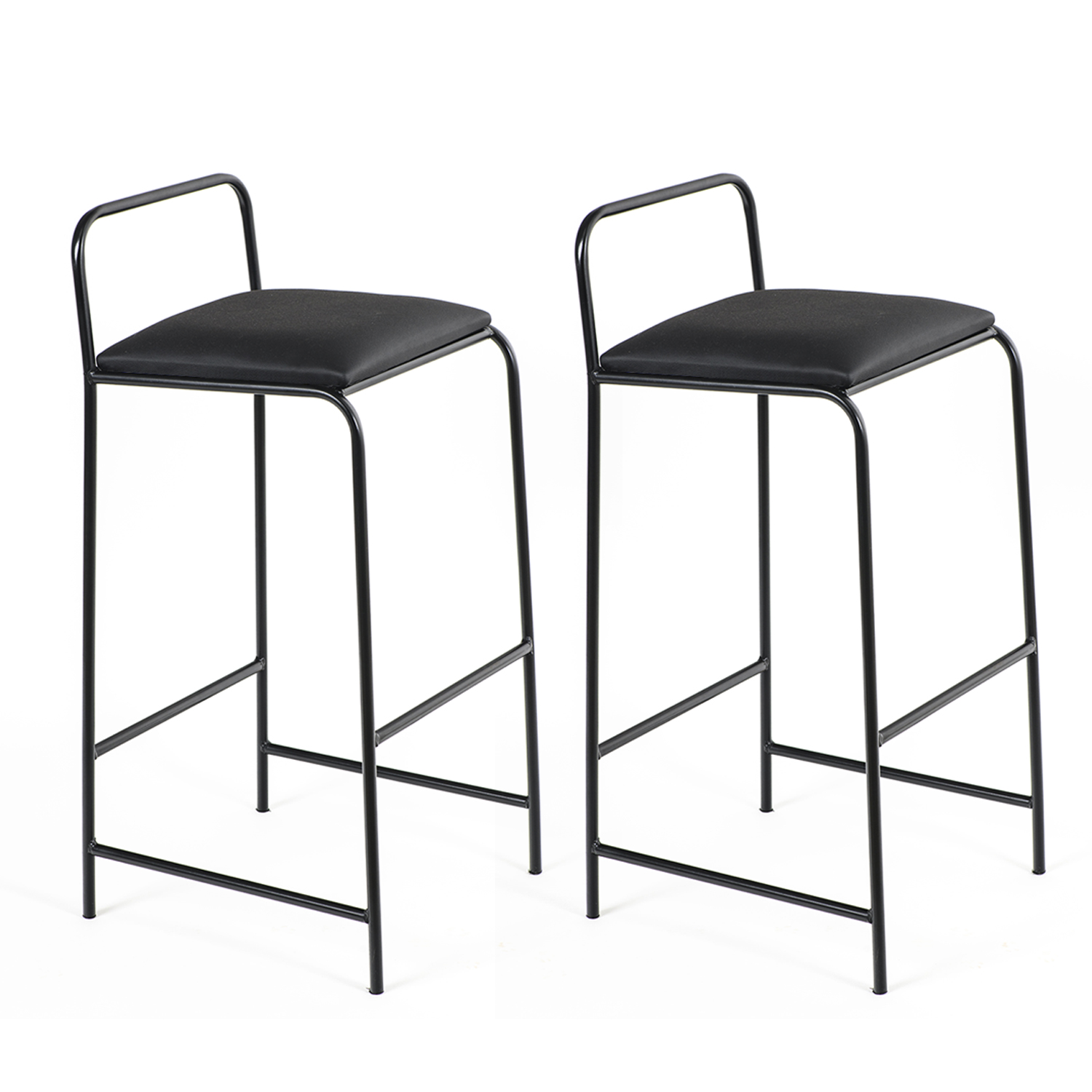 Banqueta Steel - Balcão Cozinha Varanda Gourmet - Kit 2