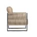 Poltrona Araxá - Corda Nautica Caramelo - Sala de Estar Varanda Living - Kit2