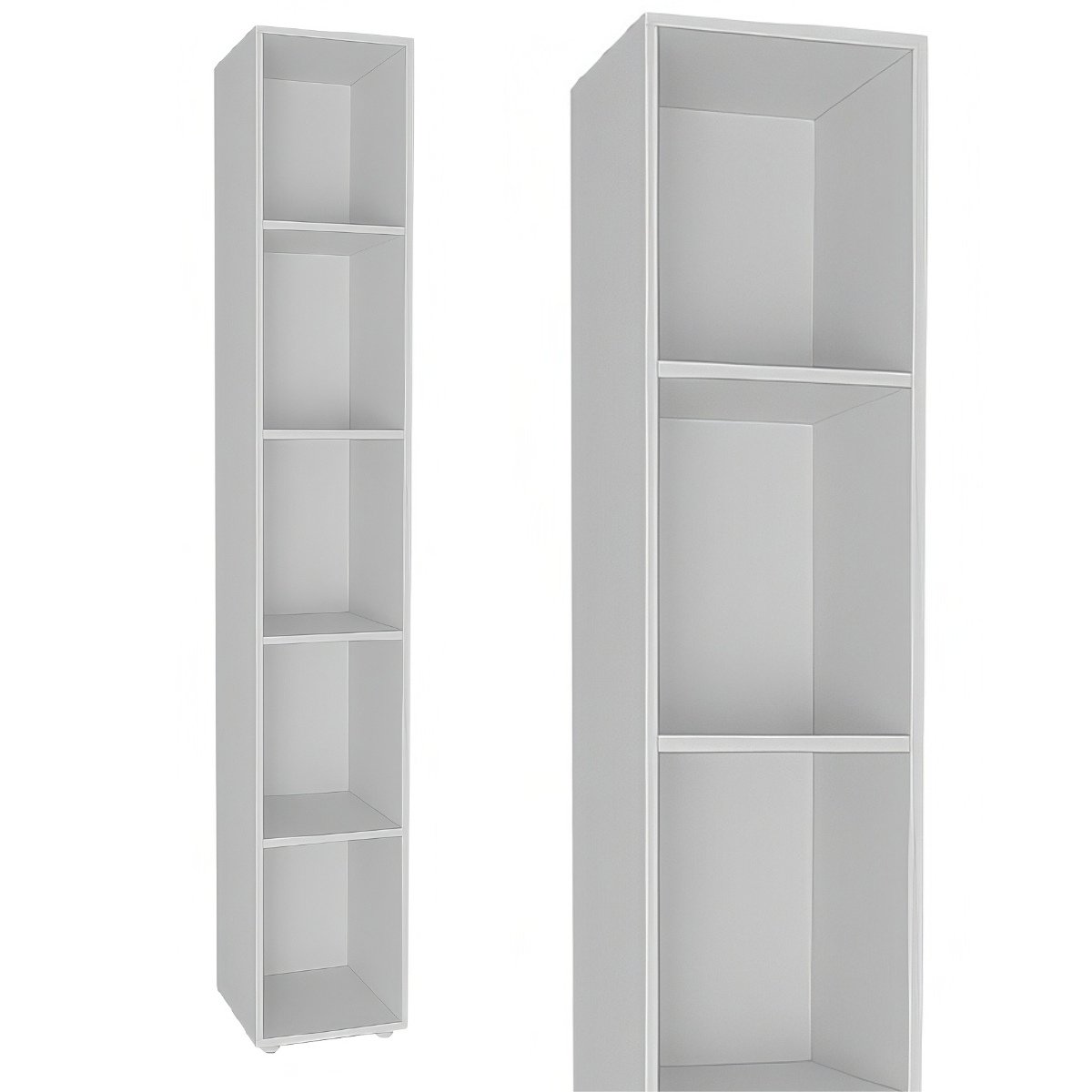 Estante Livreiro 5 Nichos Liverpool  Branco