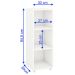 Estante Modular 3 Nichos Austin Branco