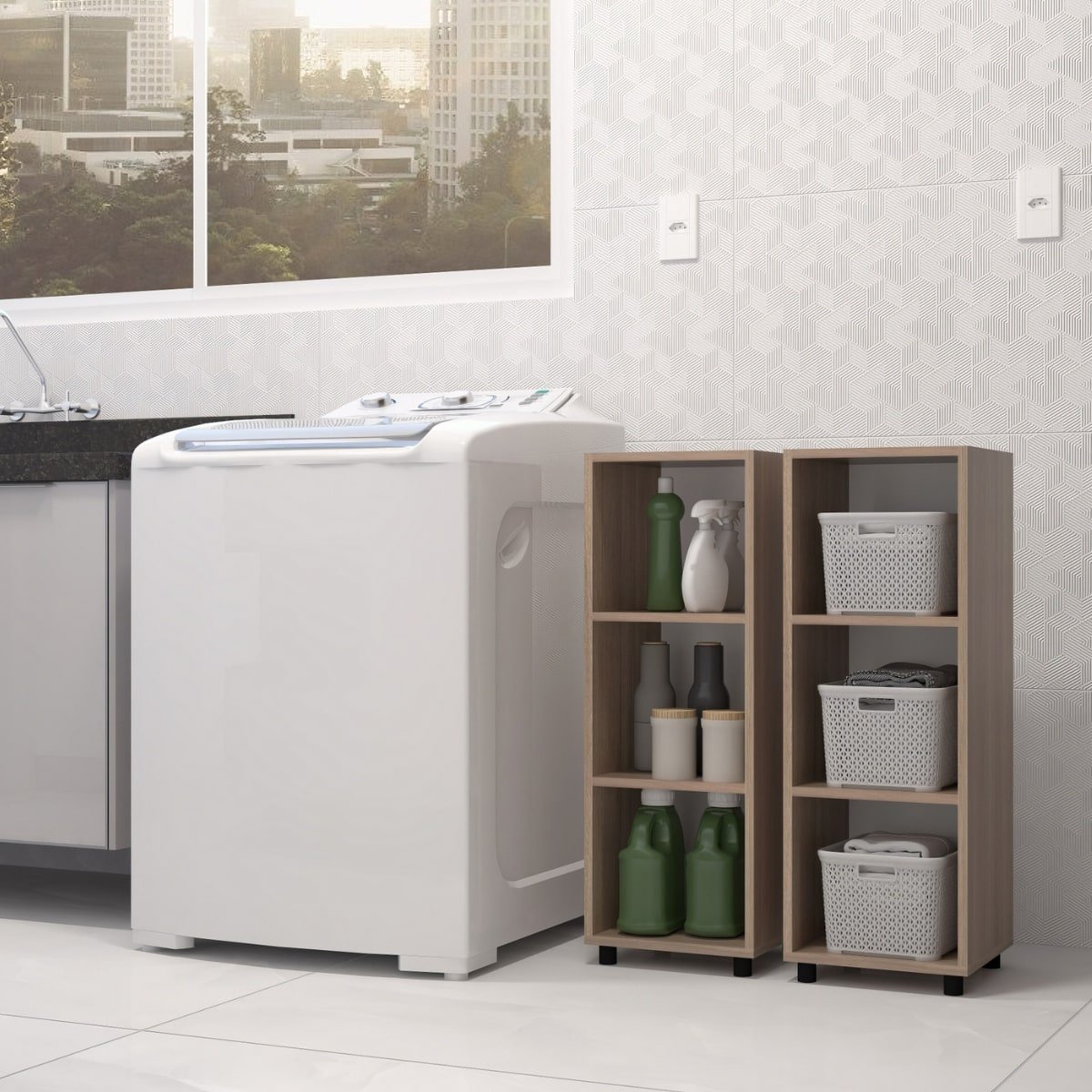 Estante Modular 3 Nichos Austin Montana