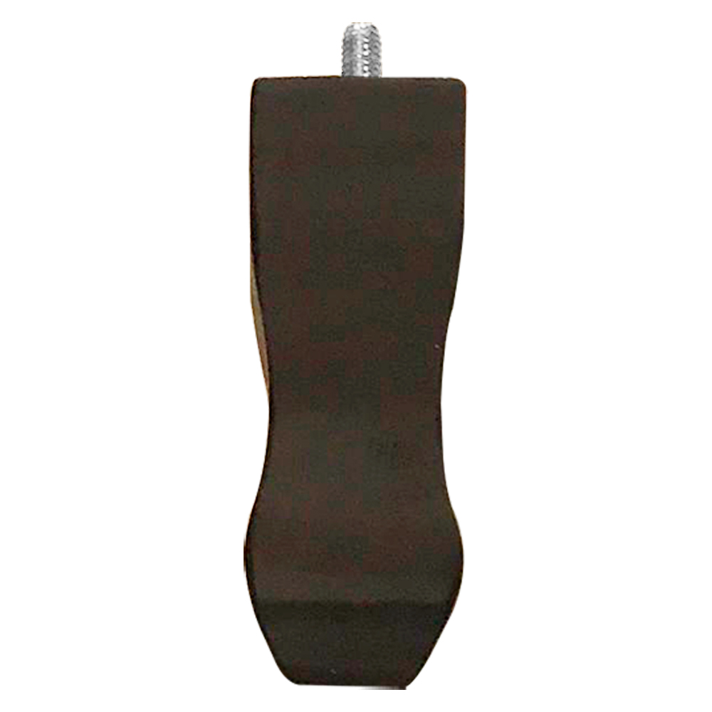 1 Pé Pardal Tabaco 10cm com Rosca Metal para Móveis D10 - D'Rossi
