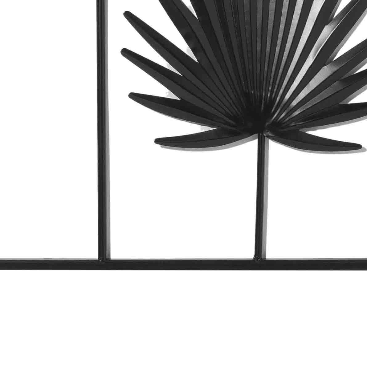 Adorno Decorativo de Parede Preto 65x45x1 cm - D'Rossi