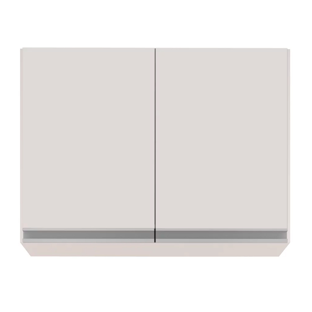 Armário Aéreo de Cozinha Lavanderia 02 Portas Eva 80 cm - D'Rossi