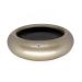 Bacia Decorativa Redondo Ouro Velho M 13X40 cm - D'Rossi