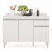 Balcão de Cozinha Lavanderia com Tampo 01 Gaveta Vick 120 cm - D'Rossi
