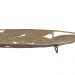 Bandeja Decorativa Dourado Antigo em Metal 63,5 x 23,5 x 5,5 cm D'Rossi