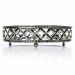Bandeja Decorativa Redonda P em Metal Prata com Espelho 5x18 cm - D'Rossi