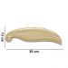 Bandeja Decorativa de Madeira Folha Dourado 2x35x13 cm - D'Rossi