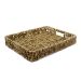 Bandeja Decorativa de Palha Retangular 6x36x38 cm - D'Rossi