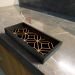Bandeja Preta Com Gravura Impermeável "Geometric Luxo" 34X14X3CM - D'Rossi