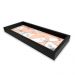 Bandeja Preta Com Gravura Impermeável "Geometric Marble" 34X14X3CM - D'Rossi