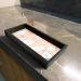 Bandeja Preta Com Gravura Impermeável "Geometric Marble" 34X14X3CM - D'Rossi