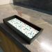 Bandeja Preta Com Gravura Impermeável "Granilite" 34X14X3CM - D'Rossi