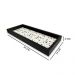 Bandeja Preta Com Gravura Impermeável "Granilite" 34X14X3CM - D'Rossi