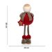 Boneco de Natal Menino em Pé Vermelho e Marrom 40 cm - D'Rossi