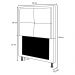 Cabeceira Ametista Para Cama Box Solteiro 90 cm Suede - D'Rossi