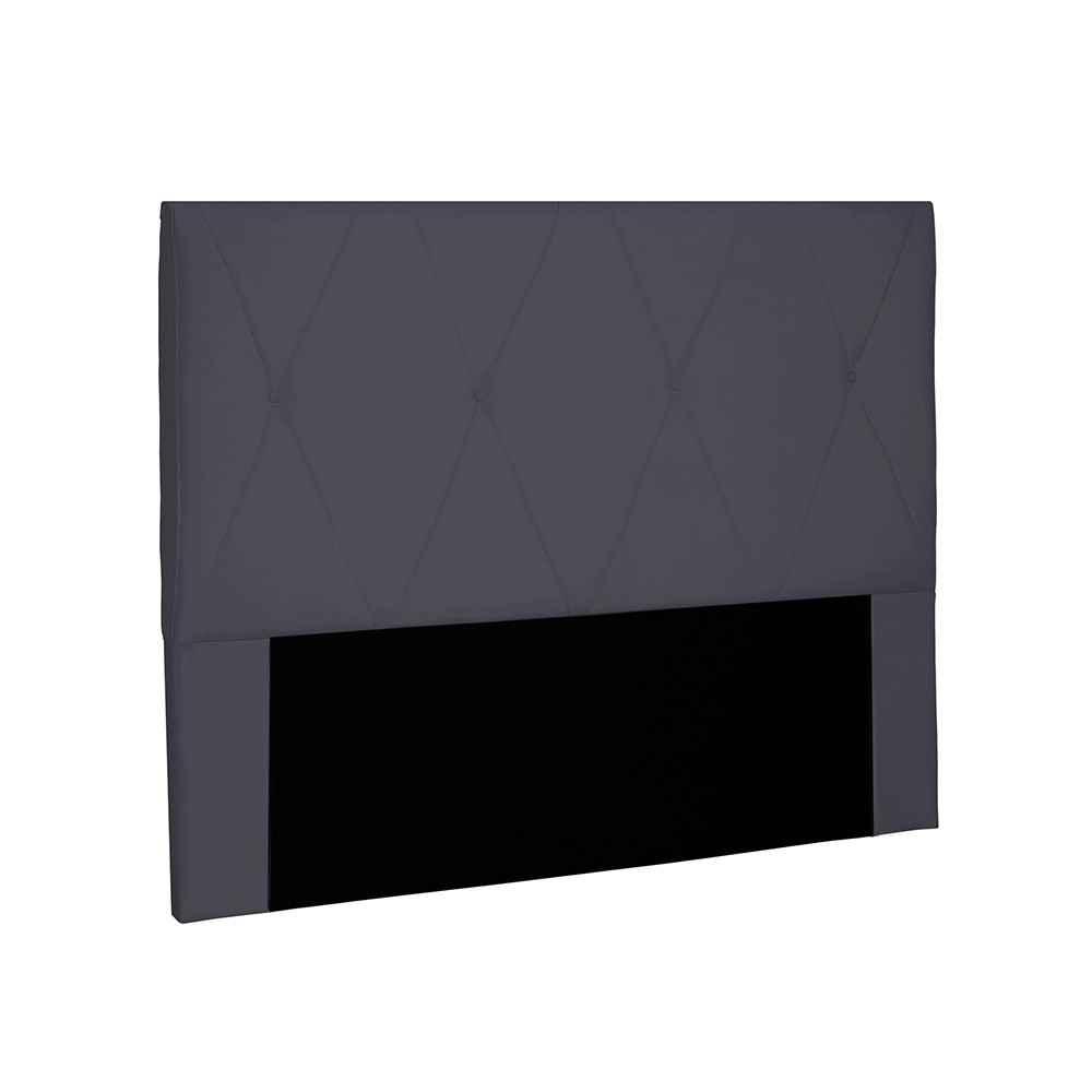 Cabeceira Aquilla Para Cama Box Casal 140 cm Suede Cinza - D'Rossi