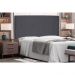 Cabeceira Aquilla Para Cama Box Casal 140 cm Suede Cinza - D'Rossi
