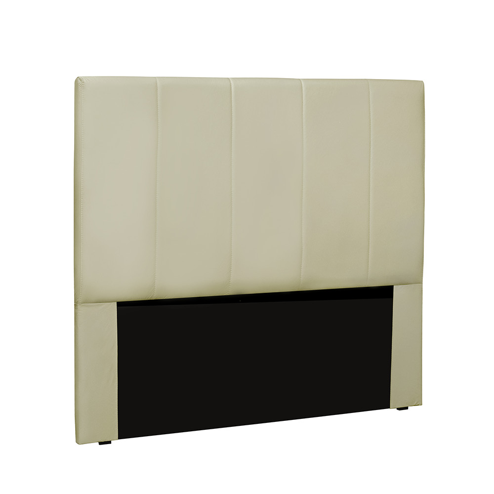 Cabeceira Arizona Para Cama Box King 195 cm Corino Bege - D'Rossi