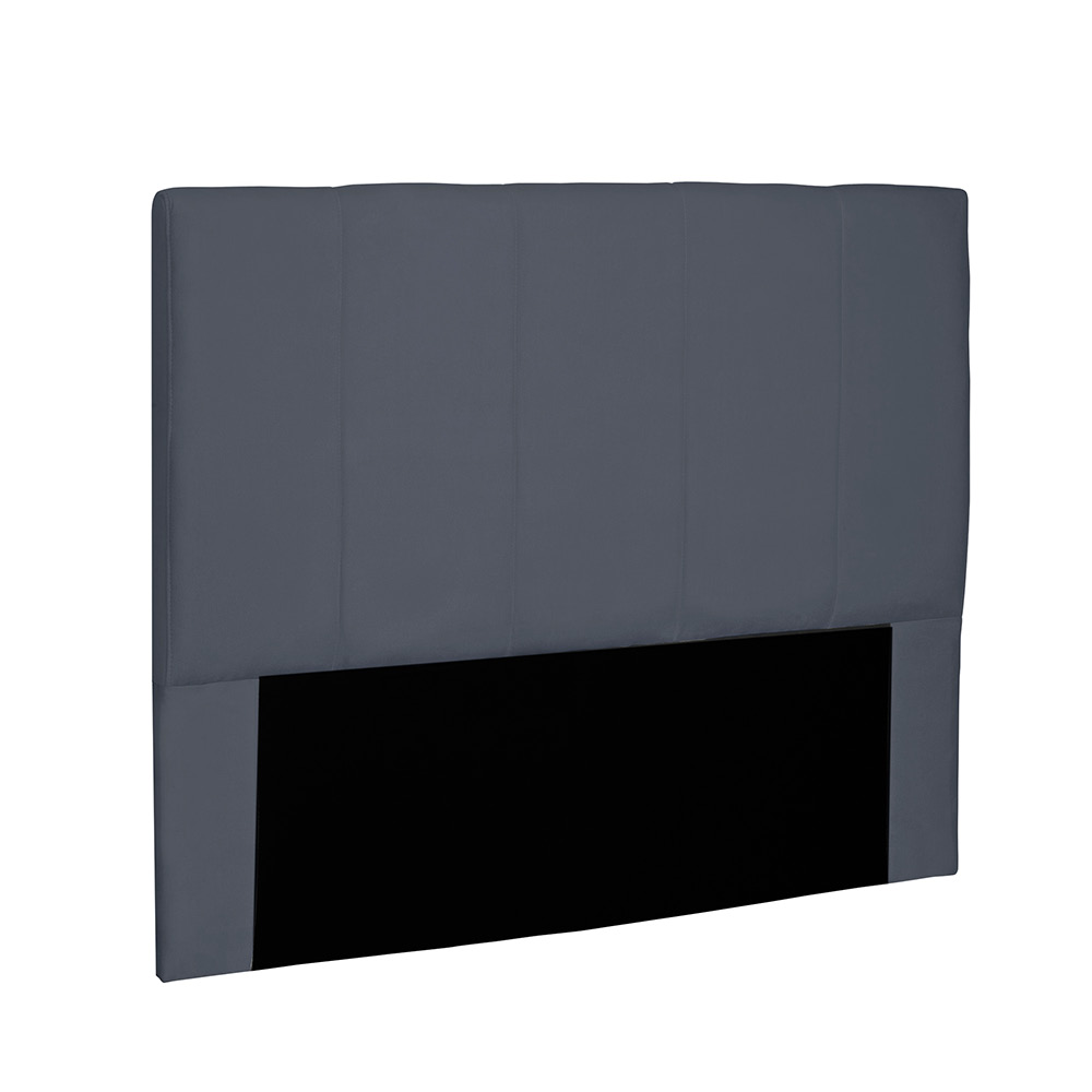 Cabeceira Arizona Para Cama Box King 195 cm Suede Cinza - D'Rossi