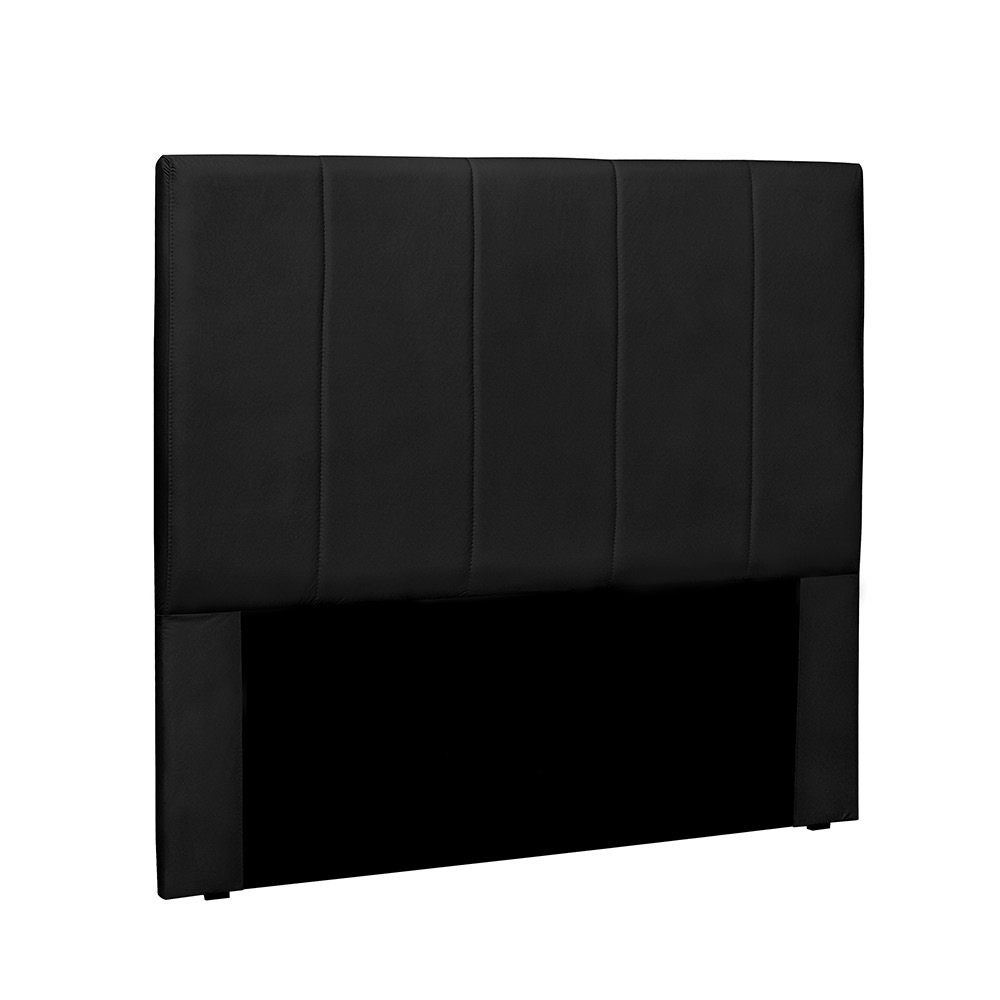 Cabeceira Arizona Para Cama Box Solteiro 90 cm Corino Preto - D'Rossi