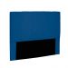 Cabeceira Arizona Para Cama Box Solteiro 90 cm Suede Azul Marinho - D'Rossi