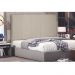 Cabeceira Arizona Para Cama Box Solteiro 90 cm Suede Bege - D'Rossi