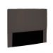 Cabeceira Arizona Para Cama Box Solteiro 90 cm Suede Café - D'Rossi