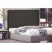 Cabeceira Arizona Para Cama Box Solteiro 90 cm Suede Café - D'Rossi