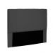 Cabeceira Arizona Para Cama Box Solteiro 90 cm Suede Preto - D'Rossi