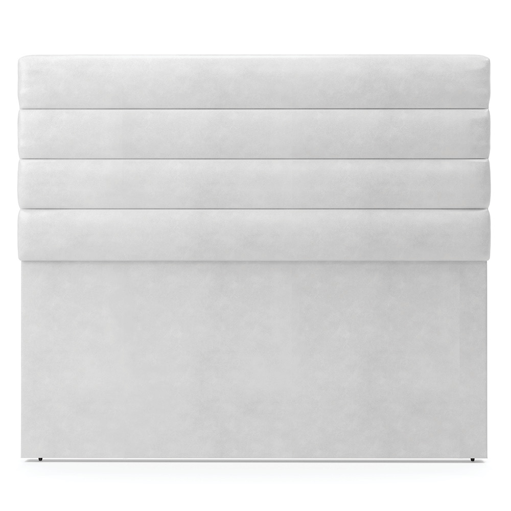 Cabeceira California Para Cama Box Casal 140 cm Corano Branco - D'Rossi