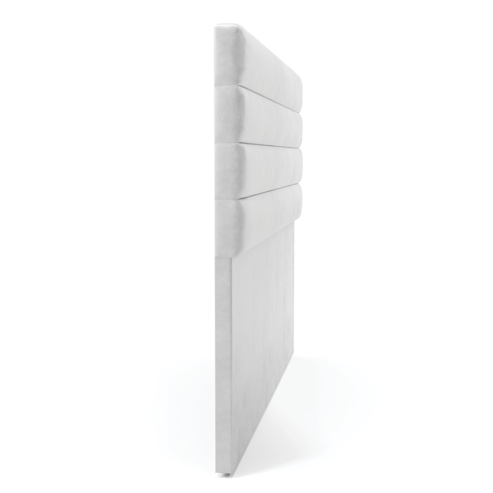 Cabeceira California Para Cama Box Casal 140 cm Corano Branco - D'Rossi
