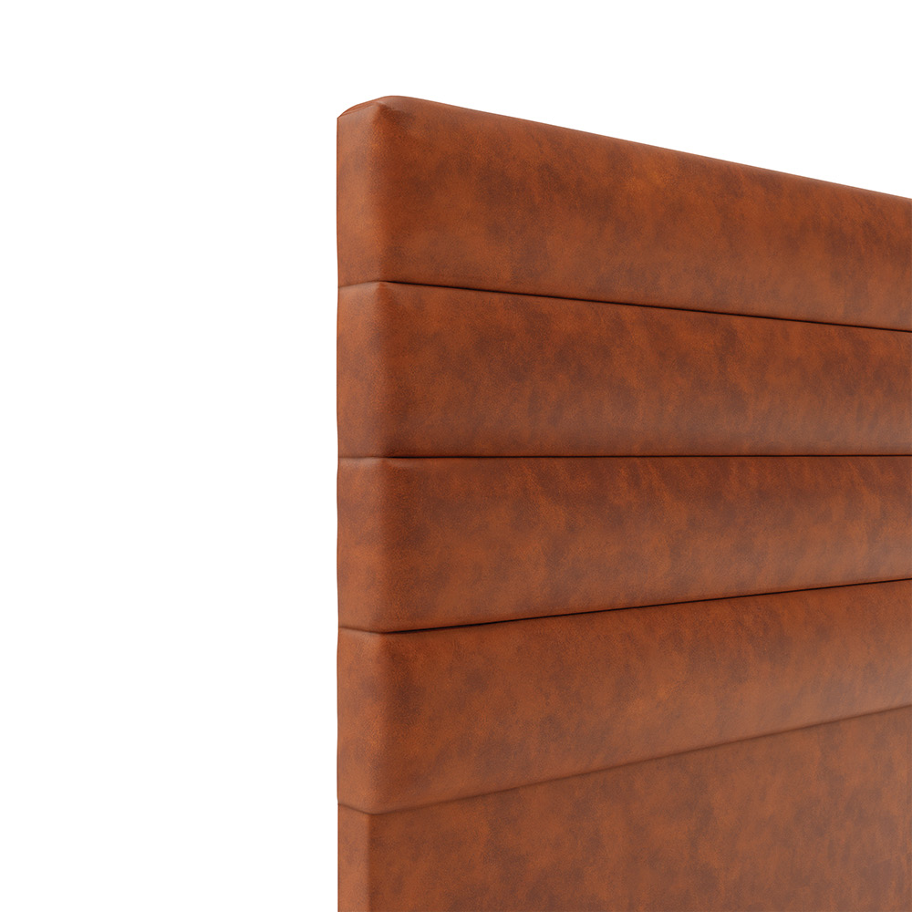 Cabeceira California Para Cama Box Casal 140 cm Corano Nozes - D'Rossi