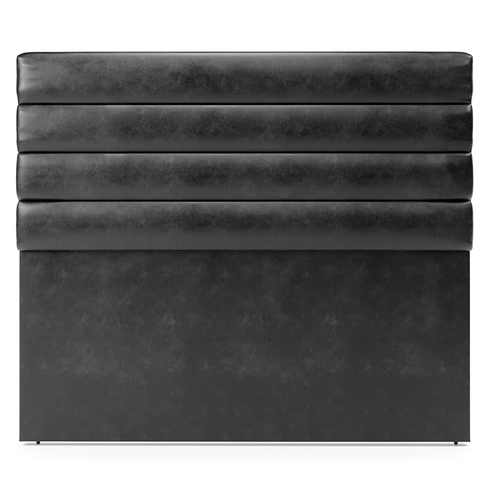 Cabeceira California Para Cama Box Casal 140 cm Corano Preto - D'Rossi