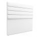 Cabeceira California Para Cama Box Casal 140 cm Corino Branco - D'Rossi