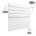 Cabeceira California Para Cama Box Casal 140 cm Corino Branco - D'Rossi
