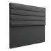 Cabeceira California Para Cama Box Casal 140 cm Corino Preto - D'Rossi