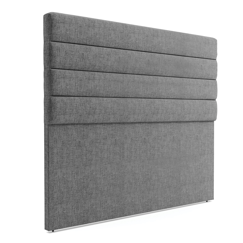 Cabeceira California Para Cama Box Casal 140 cm Linho Grafite A26 - D'Rossi