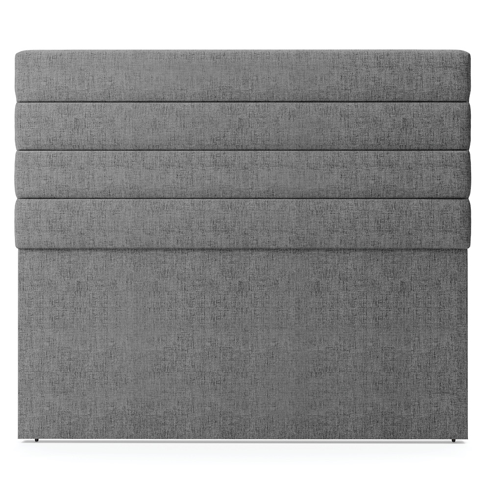 Cabeceira California Para Cama Box Casal 140 cm Linho Grafite A26 - D'Rossi