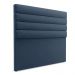 Cabeceira California Para Cama Box Casal 140 cm Suede Azul Marinho - D'Rossi