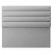 Cabeceira California Para Cama Box Casal 140 cm Suede Cinza - D'Rossi