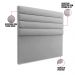 Cabeceira California Para Cama Box Casal 140 cm Suede Cinza - D'Rossi