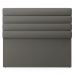 Cabeceira California Para Cama Box Casal 140 cm Suede Grafite - D'Rossi