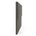 Cabeceira California Para Cama Box Casal 140 cm Suede Grafite - D'Rossi