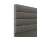 Cabeceira California Para Cama Box Casal 140 cm Suede Grafite - D'Rossi